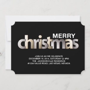 Imitate Weihnachten Weihnachten Feiertag Einladung