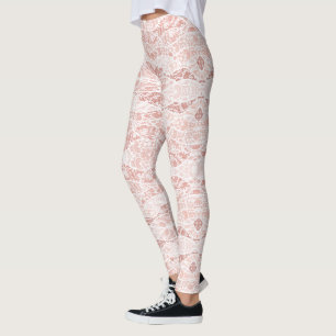Imitate White Lace Fishnet Leggings