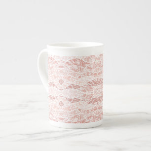 Imitate White Lace Fishnet Tasse Geschenk