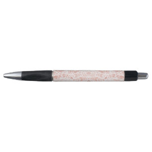 Imitate White Lace Floral Fishnets - Romantisches Kugelschreiber