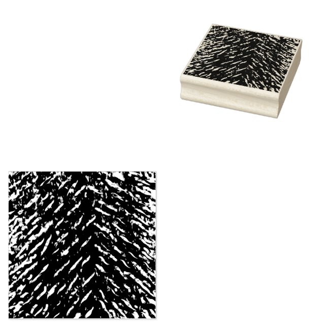 Imitate Wolf Fur Textur Gummistempel (Stempel)