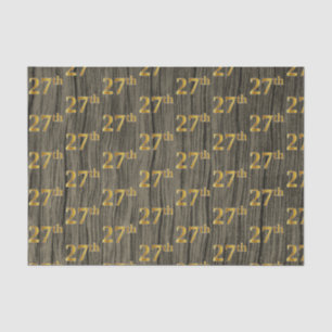 Imitate Wood, Imitate Gold 27. (Siebenundzwanzigst Seidenpapier