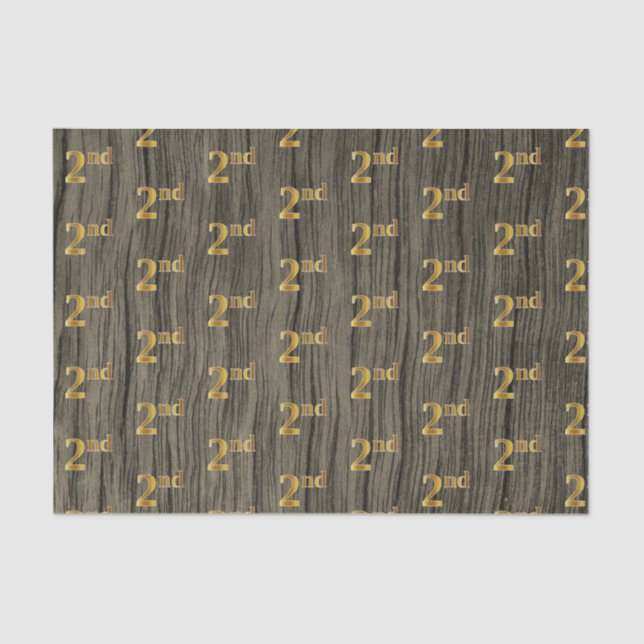 Imitate Wood, Imitate Gold 2. (Zweite) Veranstaltu Seidenpapier (Vorderseite)