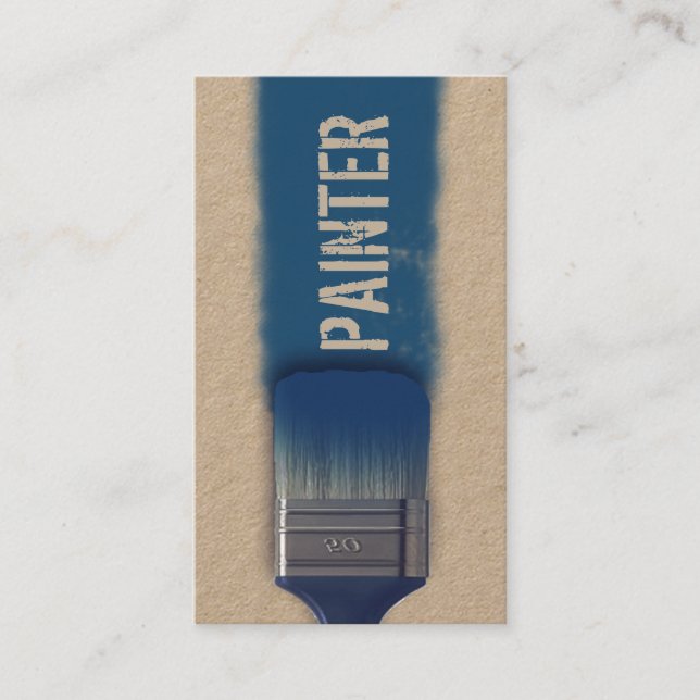 Imitatfarbenbürsten-Spurnabdeckung Visitenkarte (Vorderseite)