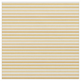 Imitatgoldweiße Streifen, trendy, girly, preppy, Stoff