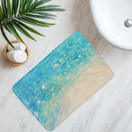 Imitation Beach Sand Starfish Anime Style Badematte