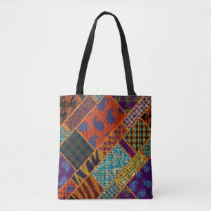 Imitation eines indischen Patchwork-Musters mit Te