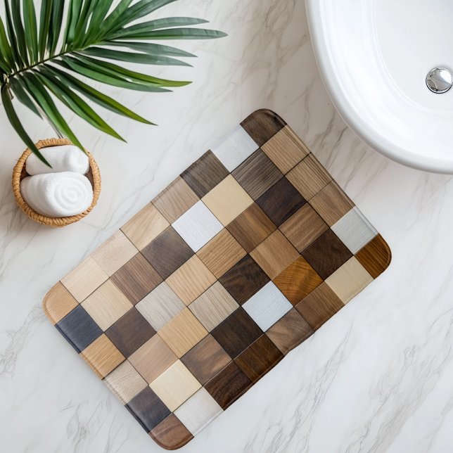 Imitation Holzkacheln Badematte (Von Creator hochgeladen)