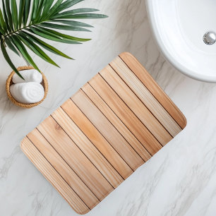 Imitation Holzlatte Badematte