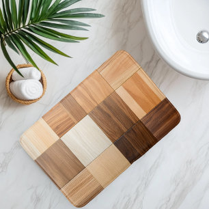 Imitations-Holzbodenfliese Badematte