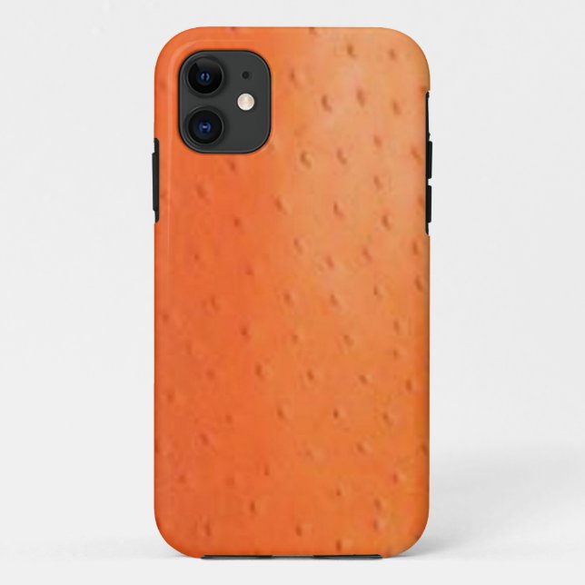 Imitatorange Ostrich-Haut-Case-Mate-Kasten Case-Mate iPhone Hülle (Rückseite)