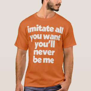 Imitatoren AntiHaters Design FadedStyle Typografie T-Shirt