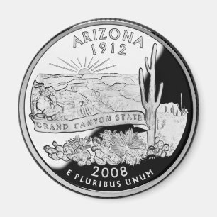 Imitats Arizona Staat Quarter Grand Canyon Staat Magnet
