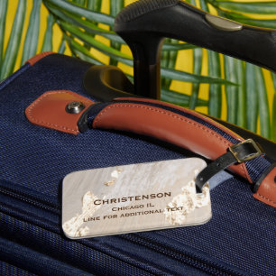 Imitats auf dem Gepäckanhänger für Wasserfarben