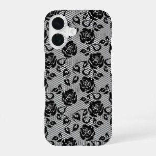 Imitats Black Lace iPhone Case iPhone 16 Hülle