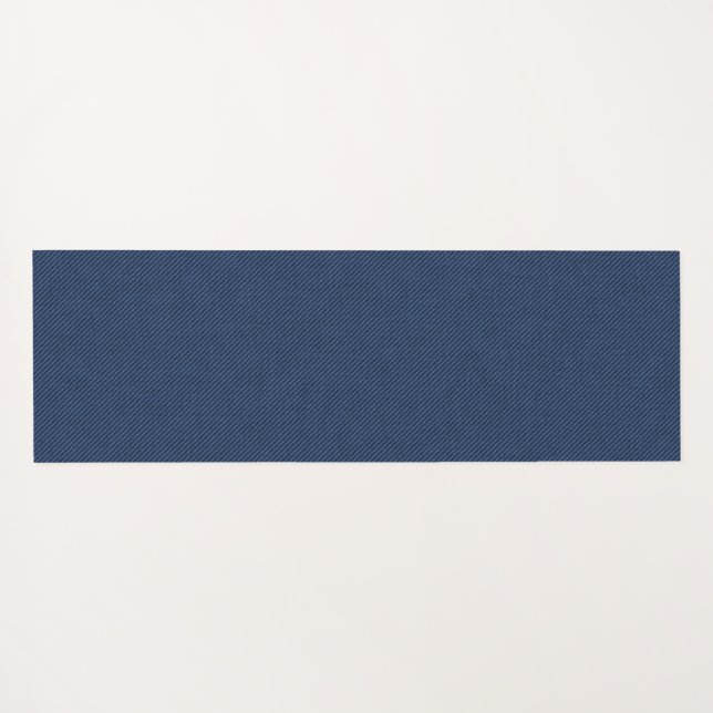 Imitats Blue Jeans Fabric Yoga Mat Yogamatte (Rückseite (Horizontal))