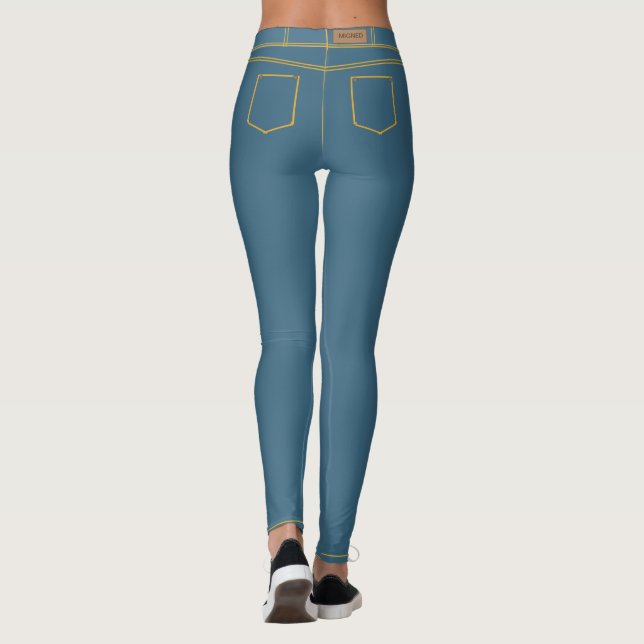 Imitats Blue Jeans Leggings "MIGNED" (Rückseite)