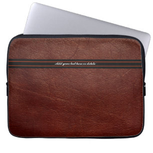 Imitats Brown Leather Sleeve - Anpassen
