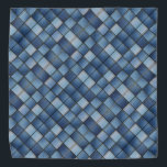 Imitats Denim Patchwork Halstuch<br><div class="desc">*Customize with your text.</div>