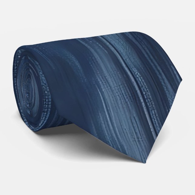 Imitats Denim Texture Neck Tie Krawatte (Gerollt)