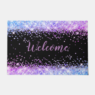 Imitats Glitzer Begrüßungsskript Fußmatte