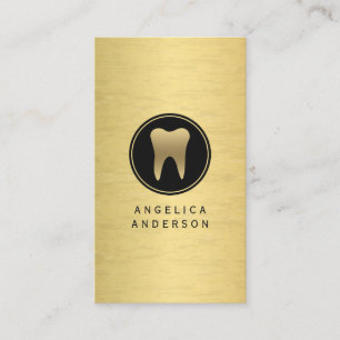 Imitats Gold Dental Business Card Visitenkarte