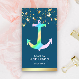 Imitats Gold Foil Stars Confetti Visitenkarte
