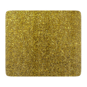 Imitats Gold Glitzer Moderne Küche Schneidebrett