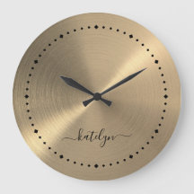 Imitats Gold Metal Monogram