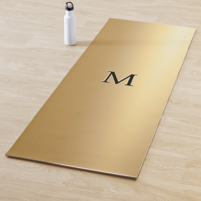 Imitats Gold Minimalistisch Chic Stilvoll Cool Mit Yogamatte (Beispiel)