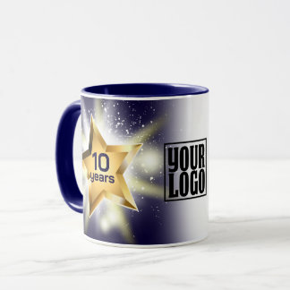 Imitats Gold Stars Jubiläumsanerkennung Tasse