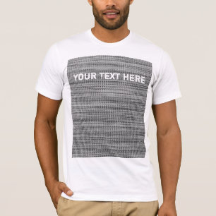 Imitats Graue Stoffe Design T - Shirt Benutzerdefi