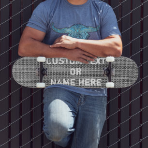 Imitats Graues Strickskateboard mit benutzerdefini Skateboard