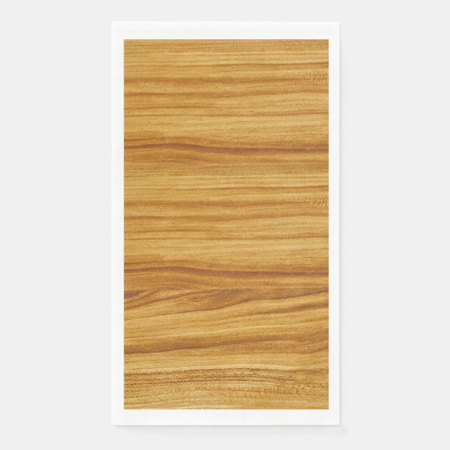 Imitats Light Wood Grain Guest Paper Napkin Serviette (Vorderseite)