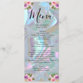 Imitats Mother Mother of Pearl Wedding Menu Menükarte