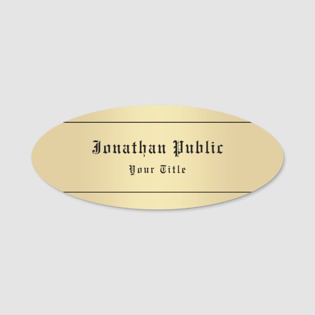 Imitats Personalisierte Vorlage für klassischen Lo Namensschild (Vorderseite)