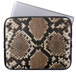 Imitats Python Snake Skin Lap Top Sleeve