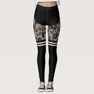 Imitats Schwarze Rose Lace Fishnet Otk Socken und Leggings