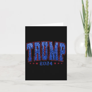 Imitats Sequins Trump 2024 Präsident Make America  Karte