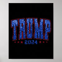 Imitats Sequins Trump 2024 Präsident Make America