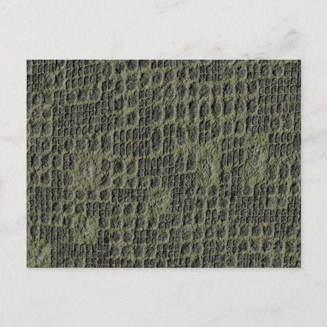 Imitats Snake Skin Postkarte (Vorderseite)