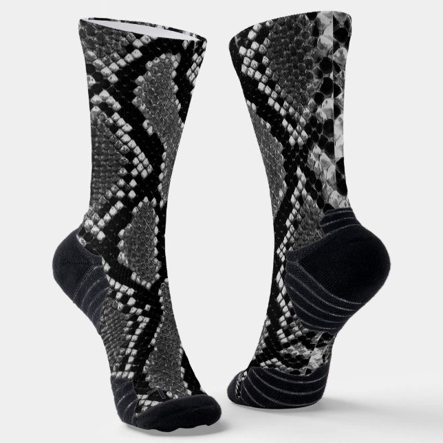Imitats Snake Skin Socken (Gewinkelt)