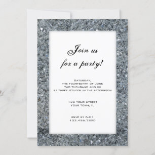 Imitats Sparkle Party Einladung