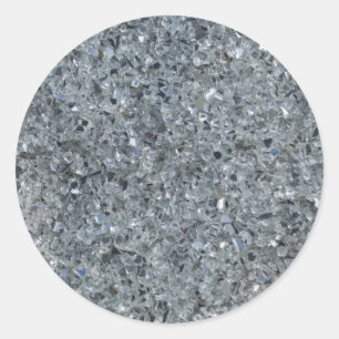 Imitats Sparkle Runder Aufkleber