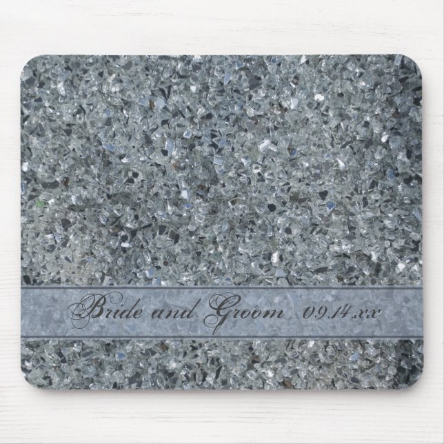 Imitats Sparkle Wedding Mousepad (Vorne)