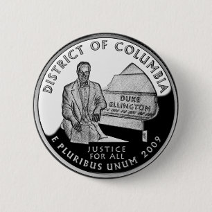 Imitats Washington District of Columbia Quarter Button