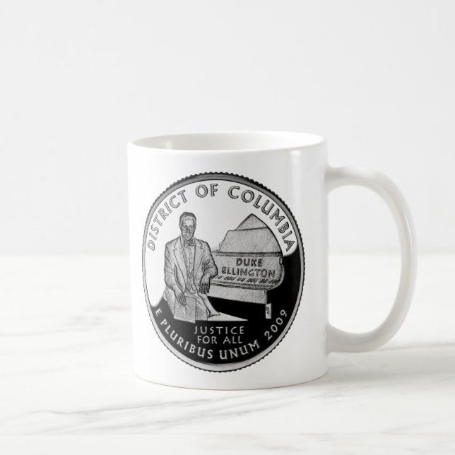 Imitats Washington District of Columbia Quarter Kaffeetasse (Rechts)