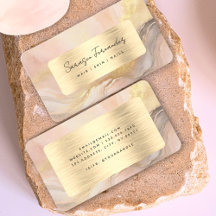 Imitats Wasserfarben Golden Foil Rosa