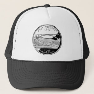 Imitats West Virginia Staat Quarter Truckerkappe