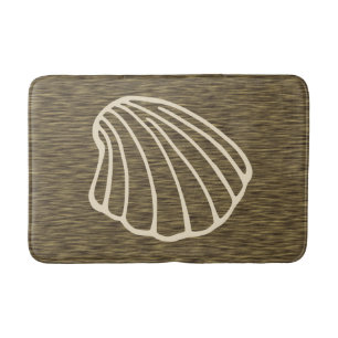 Imitats Wood Summer Beach Bath Mat Rug Badematte